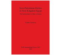 Syro-Palestinian Deities In New Kingdom Egypt