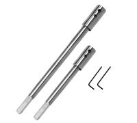 Syrvnto 2 Rallonges de Mèche Forstner,Rallonge extra longue de 254 mm et 178 mm pour foret Forstner avec Tige de 3/8",Tige d'extension pour des Fraisages et des Perforations Particulièrement Profonds