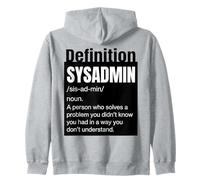 Sysadmin Definition in My Families Support Technique Non payé Sweat à Capuche