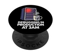 Sysadmin Devops Debugging in Production At 3AM PopSockets PopGrip Adhésif