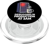 Sysadmin Devops Debugging in Production At 3AM PopSockets PopGrip pour MagSafe