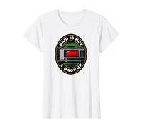 Sysadmin IT Tech Raid is Not A Backup T-Shirt Graphique avec Valeur, Femme, Blanc, M