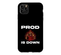 SysAdmin Prod is Down Server on Fire Devops Tech Humor Coque pour iPhone 11 Pro Max