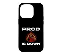 SysAdmin Prod is Down Server on Fire Devops Tech Humor Coque pour iPhone 14 Pro