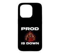 SysAdmin Prod is Down Server on Fire Devops Tech Humor Coque pour iPhone 15 Pro