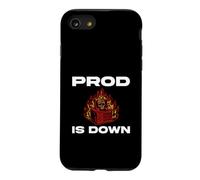 SysAdmin Prod is Down Server on Fire Devops Tech Humor Coque pour iPhone SE (2020) / 7/8