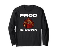 SysAdmin Prod is Down Server on Fire Devops Tech Humor Manche Longue