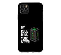 SysAdmin Programmer My Code Runs Your Server Coque pour iPhone 11 Pro Max