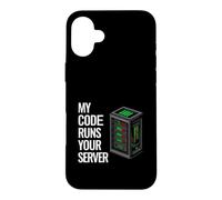 SysAdmin Programmer My Code Runs Your Server Coque pour iPhone 16 Plus