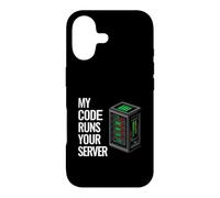 SysAdmin Programmer My Code Runs Your Server Coque pour iPhone 17