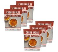 SYSCO - Lot 6x Préparation pour crème brulée ou crème renversée - 2 paquets de 520g - Boîte 1,04kg