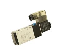 SYSCZPWC 4V210-08 4v110-06 M5 Électrovanne pneumatique 1/4" 1/8" 3/8" 1/2" Pouce 2/5 Électromagnétique 4V310-10 12V 24V 110V 220V(Dn6 4v210-06)
