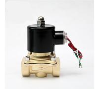 SYSCZPWC Électrovanne en Laiton normalement fermée 1/8" 1/4" 1/2" 3/4" 1" 2" 220V 24V 12V 24VAC Électrovanne électrique for Eau, Huile, air(EPDM-SEAL-380VAC)