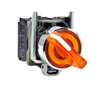 SYSCZPWC Interrupteurs à Bouton-Poussoir Lumineux à 2 Vitesses et 3 Positions ZB4 XB4-BK123B5 BK125M5 B(XB4-BK125M5)