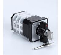 SYSCZPWC LW12-16YS2/3 avec Bouton à clé on-Off-on Circuit de Commande à Trois étages 690 V 16 A Alimentation Principale Commutateur à Came de Conversion Rotatif