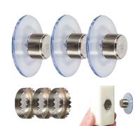 Sysdisen Porte-Savon À Ventouse, Porte Savon Aimanté, Porte Savon, Porte Savon Magnetique, Porte Savon Magnetique, Porte-Savon Léger Amovible pour Savons Et Shampoing À Barbe