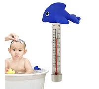 Sysdisen Thermomètre Flottant Canard,Thermomètre à Canard | Thermomètre Piscine Amusant incassable avec corfine pour Piscine publique