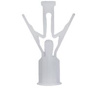 Sysfix 2161100 Sachet de 100 chevilles de fixation à ailettes en polyamide pour cloisons en cartons et murs en plâtre 10 x 47 mm