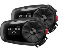 Syst. de com. SENA 5S01 x 2 (DUO) pour moto avec Ecran LCD