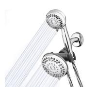 Syst me de pommeau de douche double 2 en 1 12 modes Waterpik avec tuyau de 5 pieds et P