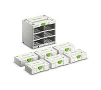 Festool 577816 SYS3-RK/6 M 337-Set Systainer³ Rack