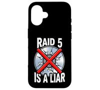 System Administrator Raid 5 is A Liar Server Tech Coque pour iPhone 16