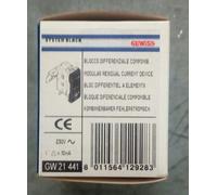 SYSTEM BLACK GW21441 Bloc Différentiel 10mA GEWISS GW21441