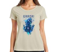 System Failure Code 0xDEAD Fatal Japan Y2K T-shirt pour femme, naturel, S