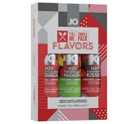 Coffret 3 lubrifiants System JO Tri Me Triple Flavors System Jo 3 x 30 ml System Jo 3 x 30 ml System Jo 3 x 30 ml