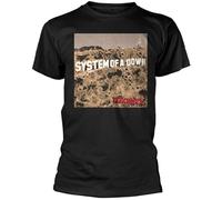 System Mens Tee of A Down Toxicity Black T-Shirt Printed Tee Graphic Top for Men Unisex Shirt M