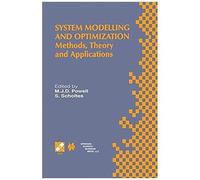 System Modelling And Optimization