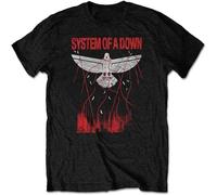 System of A Down Dove Overcome Tee T Shirt Mens Unisex Black XXL
