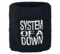 System of a Down Logo Unisexe Bracelet éponge Noir 80% Coton, 12% élasthanne, 8% Polyester
