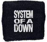 System Of A Down Logo Unisexe Bracelet éponge Noir 80% Coton, 12% élasthanne, 8% Polyester