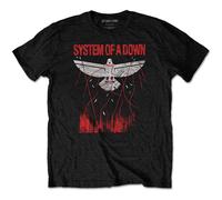 System of a Down Men's Dove Overcome T-Shirt Black L Black