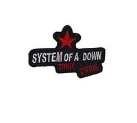System Of A Down Toxic Twins Écusson Patch en fer brodé sur accessoire