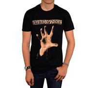 System of A Down Unisex Tee Hand - Large - Black(Medium)