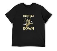 System of A Hand Down T-Shirt Graphic Tee Printed Top for Mens Size L