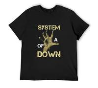 System of A Hand Down T-Shirt Graphic Tee Printed Top for Mens Size M