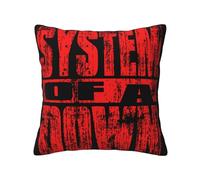 System of Band The Down Taie d'oreiller Taie d'oreiller en Lien avec Le Groupe Coussins personnalisés Housse | Cadeaux exclusifs pour Les Fans de Musique 20"x20"
