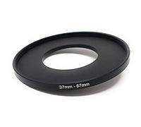 System-S Adaptateur d'objectif 37 mm pour Filetage 67 mm Step Up Bague Noire pour Filtre