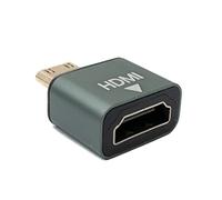 System-S Adaptateur HDMI 4K Standard Femelle vers Mini mâle - Gris