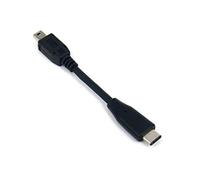 System-S Adaptateur hôte USB type C 3.1 vers mini USB OTG On The Go - 10 cm - Noir