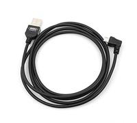 System-S Adaptateur Micro Câble USB 2.0 Fiche coudée 90 ° Angle (Droite/Mâle) 2 m Câble de données et câble de Chargement