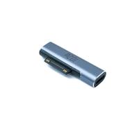 System-S Adaptateur USB 3.1 Type C Femelle vers Surface Pro 7 8 5 4 3 Go 102 W Câble Gris