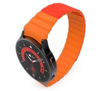 System-S Bracelet 20 mm en silicone magnétique pour Samsung Galaxy Watch 5 4 en rouge