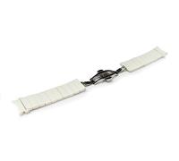 System-S Bracelet 20mm en PC pour Samsung Galaxy Watch 5 4 Smartwatch Blanc, Blanc., Eine Grösse