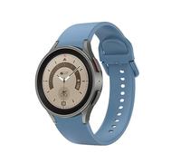 System-S Bracelet 20mm en Silicone pour Samsung Galaxy Watch 5 4 Smartwatch Bleu, Bleu, Eine Grösse