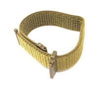 System-S Bracelet 22 mm en nylon pour Fitbit Versa 4/Versa 3/Sense 2/Sense/Versa Lite/Versa 2/Versa Smartwatch Vert, vert olive, Eine Grösse, Classique