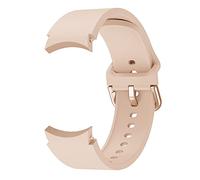 System-S Bracelet flexible en silicone pour montre connectée Samsung Galaxy Watch 4 Rose 20 mm